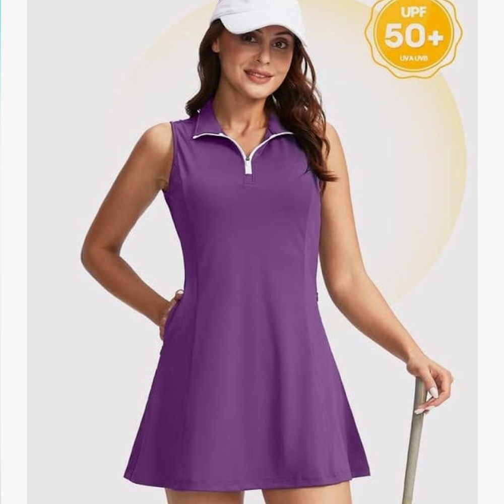 NWT Women’s tennis golf dress with shorts Never Worn